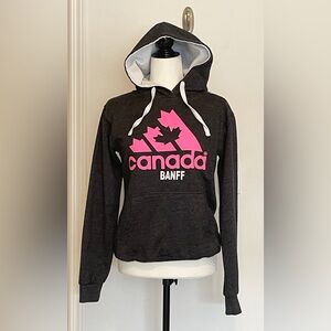 Canada Banff Kid’s Black Hoodie size large